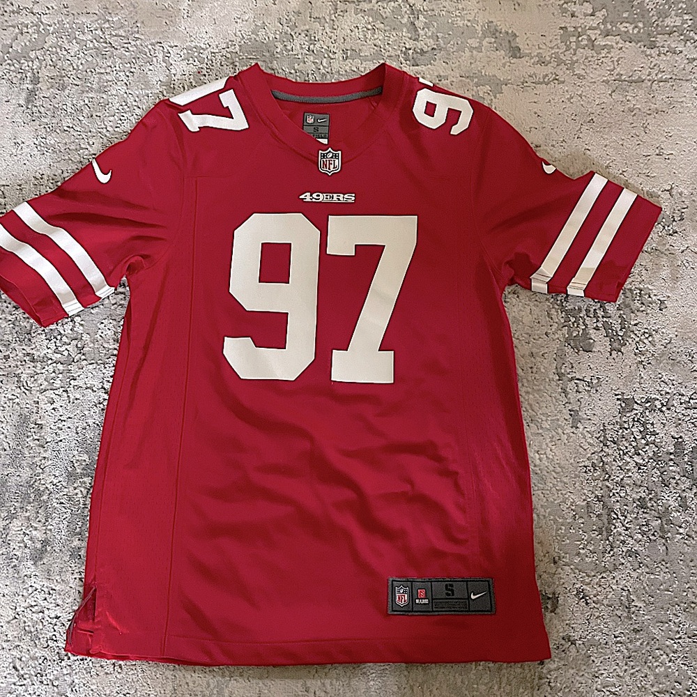 San Francisco 49ers Nick Bosa ON FIELD jersey